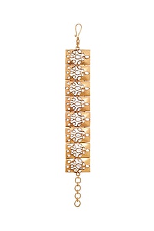 Gold Plated Crystal Sabi Bracelet