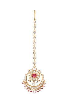 Gold Plated Maanvi Maang Tikka