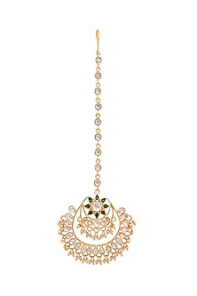 Gold Plated Madha Maang Tikka
