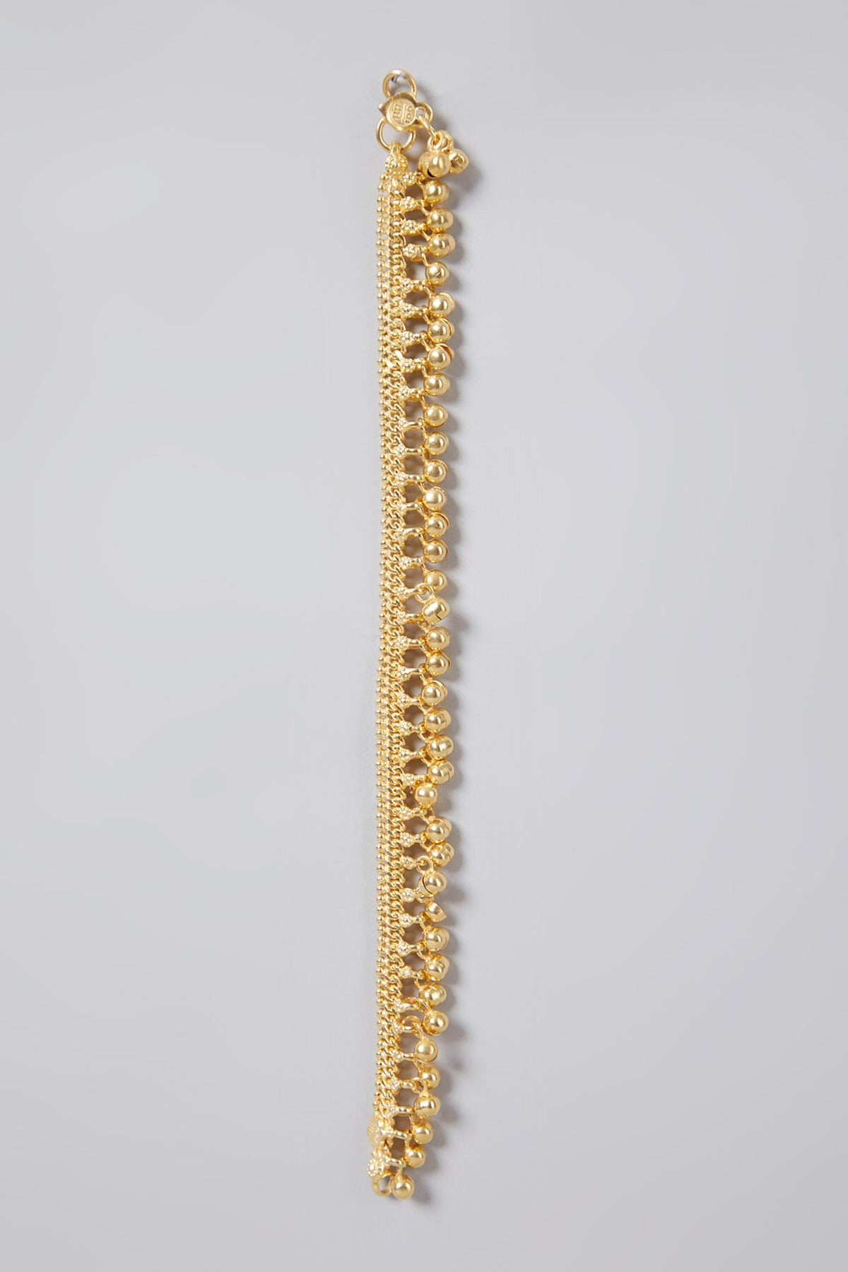 Gold Finish 92.5 Sterling Silver Anklets In Sterling Silver