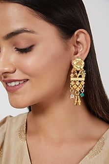 Gold Plated Handcrafted Earrings