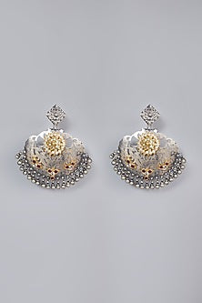 Silver Finish Earrings