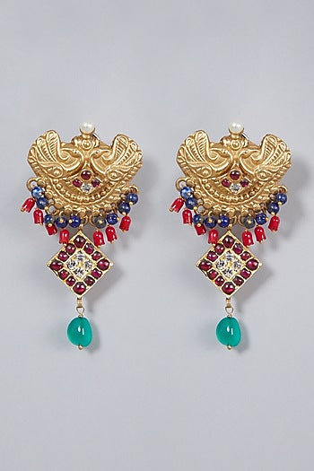 Gold Finish Earrings