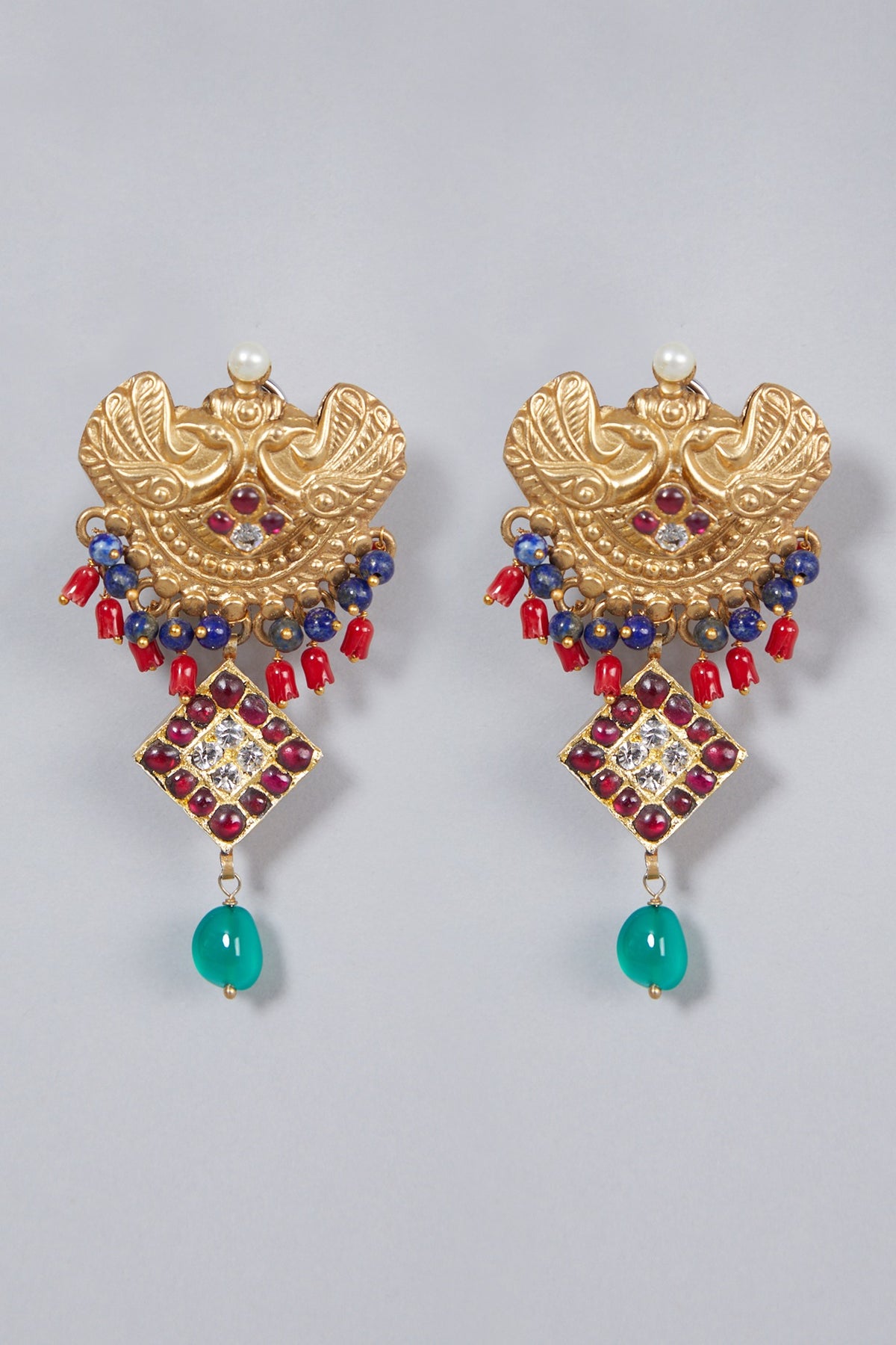 Gold Finish Earrings