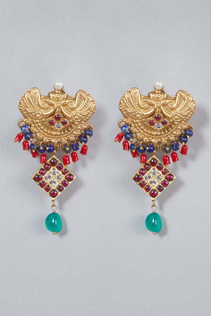 Gold Finish Earrings