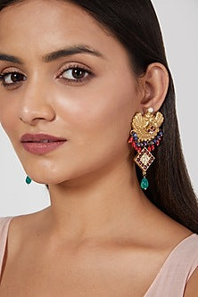 Gold Finish Earrings
