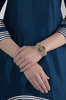 Gold Plated Precious & Semi-Precious Stones Bracelet