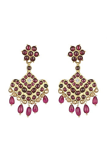 Gold Plated Precious & Semi-Precious Earrings