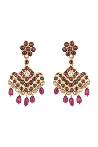 Gold Plated Precious & Semi-Precious Earrings