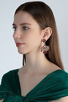 Gold Plated Precious & Semi-Precious Earrings