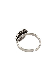 Silver Finish Toe Ring In Sterling Silver