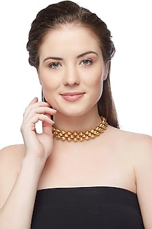 Gold Plated Thushi Choker Necklace