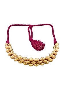 Gold Plated Thushi Choker Necklace