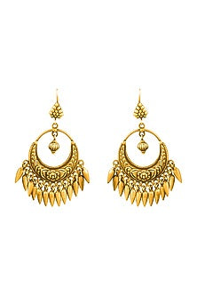Gold Plated Chandbali Earrings