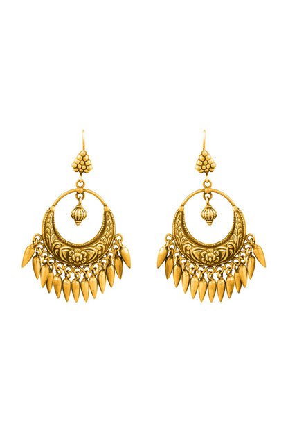 Gold Plated Chandbali Earrings