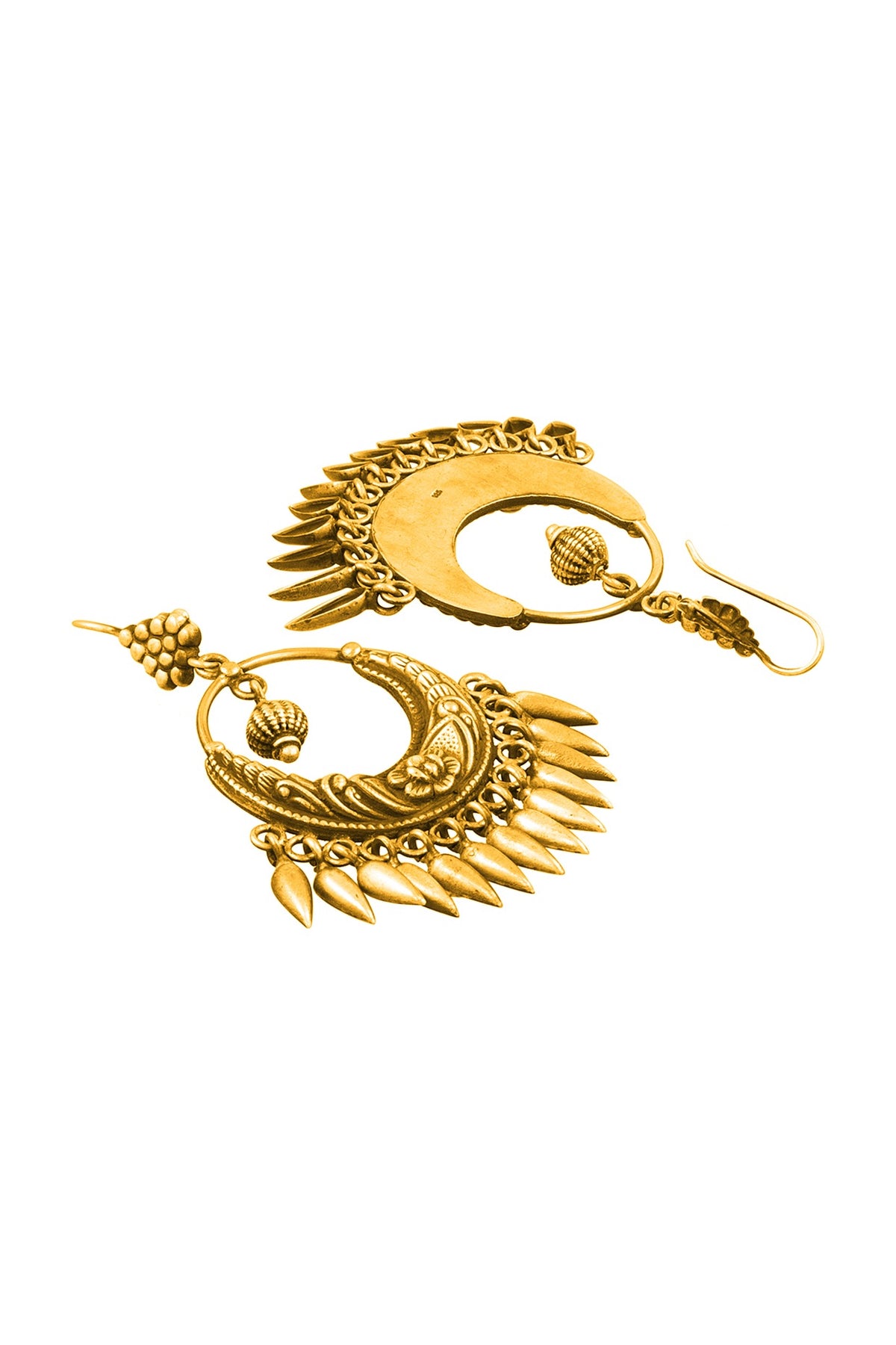 Gold Plated Chandbali Earrings