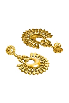 Gold Plated Sana Chandbali Earrings