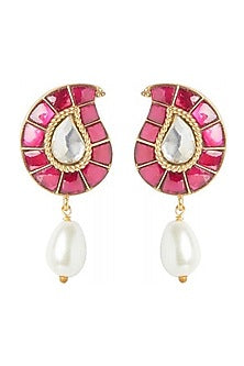 Gold Plated Floral Stud Earrings