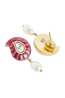 Gold Plated Floral Stud Earrings