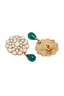 Gold Plated Floral Stud Earrings