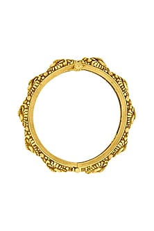 Gold Plated Peacock Kada Bangle