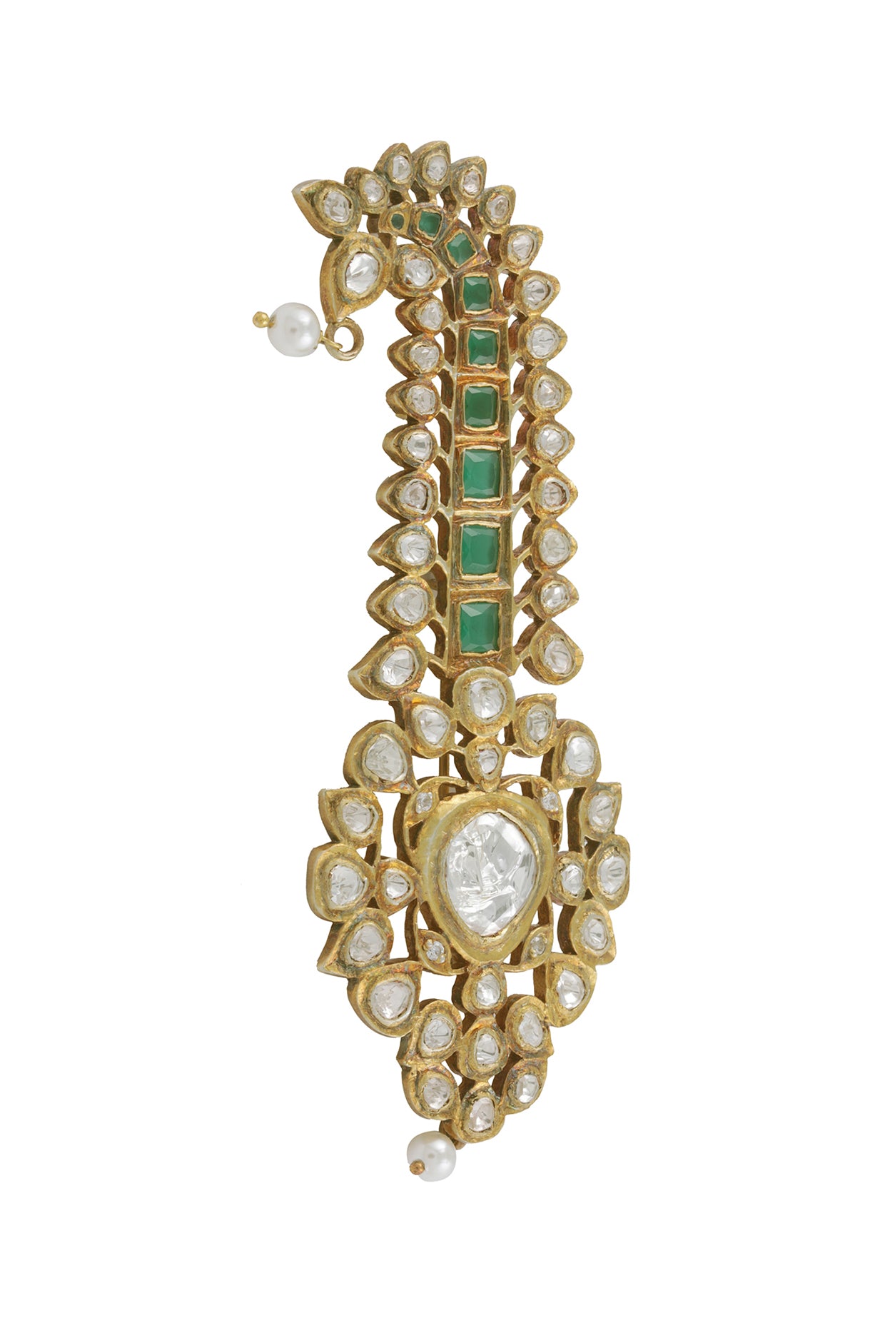 Gold Plated Paisley Brooch