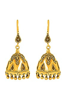 Gold Plated Jhumka Earrings