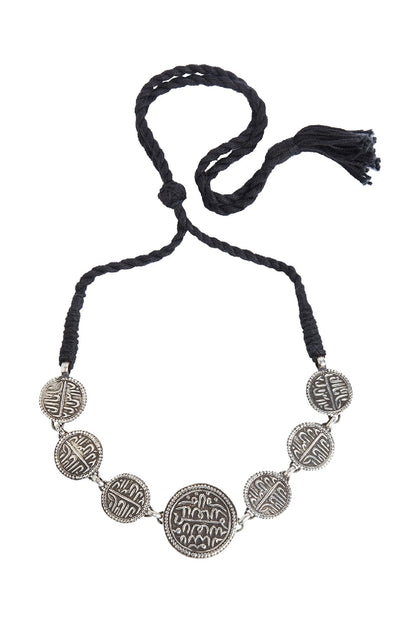 White Finish Bracelet With Sikka Mohurs