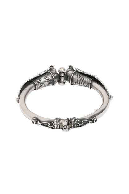 Silver Finish Bangle In Sterling Silver