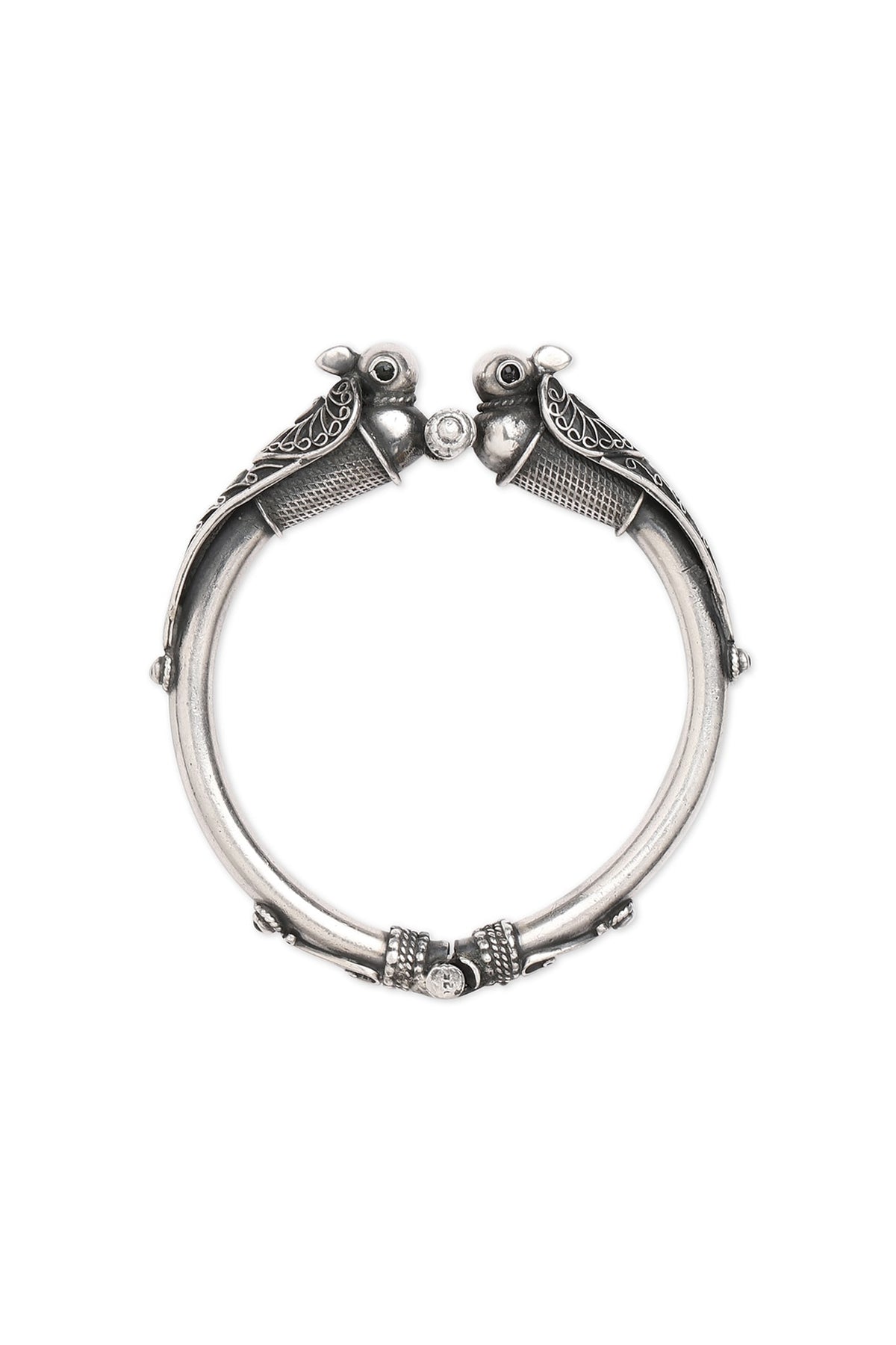Silver Finish Bangle In Sterling Silver