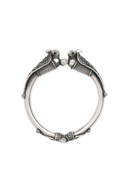 Silver Finish Bangle In Sterling Silver