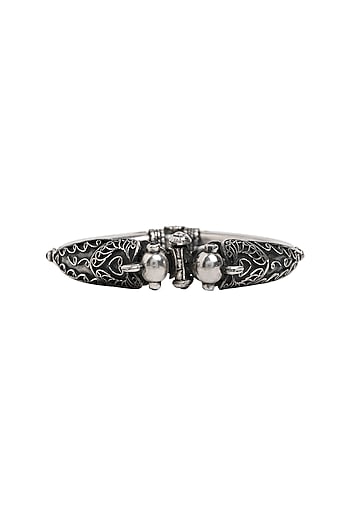 Silver Finish Bangle In Sterling Silver