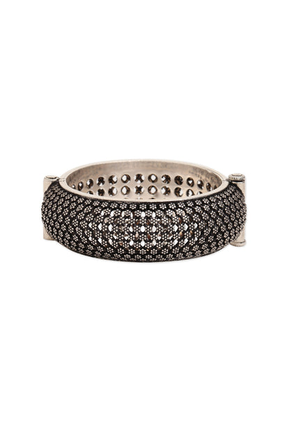 Silver Finish Bangle In Sterling Silver