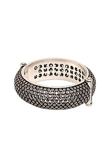 Silver Finish Bangle In Sterling Silver