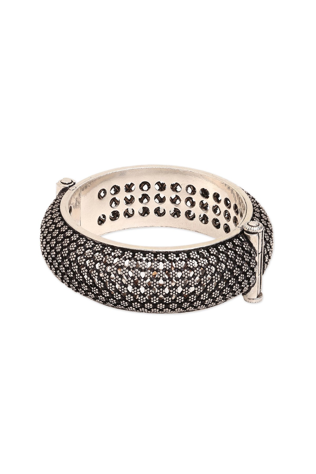 Silver Finish Bangle In Sterling Silver