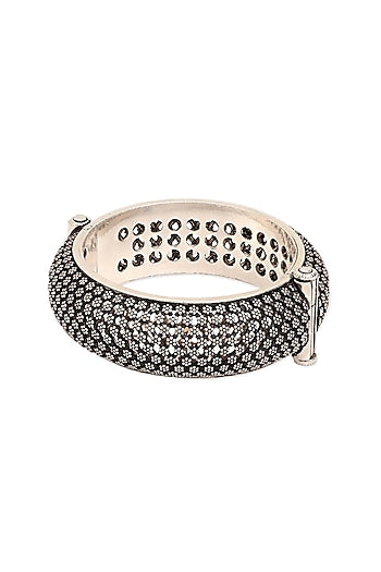 Silver Finish Bangle In Sterling Silver