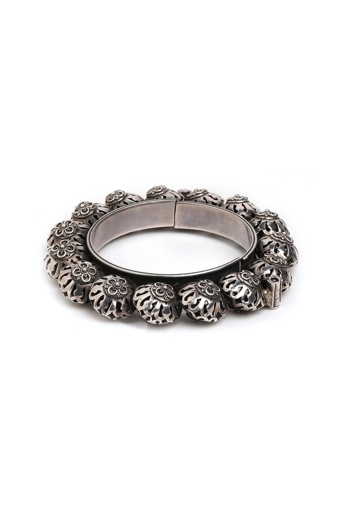 Silver Finish Bangle In Sterling Silver