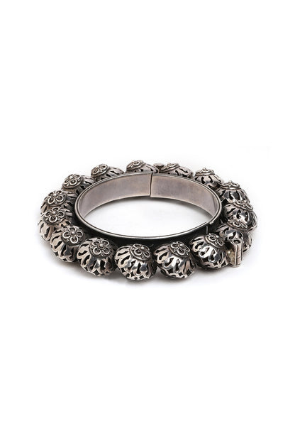 Silver Finish Bangle In Sterling Silver