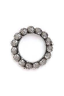 Silver Finish Bangle In Sterling Silver