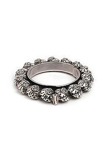 Silver Finish Bangle In Sterling Silver