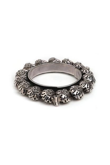 Silver Finish Bangle In Sterling Silver