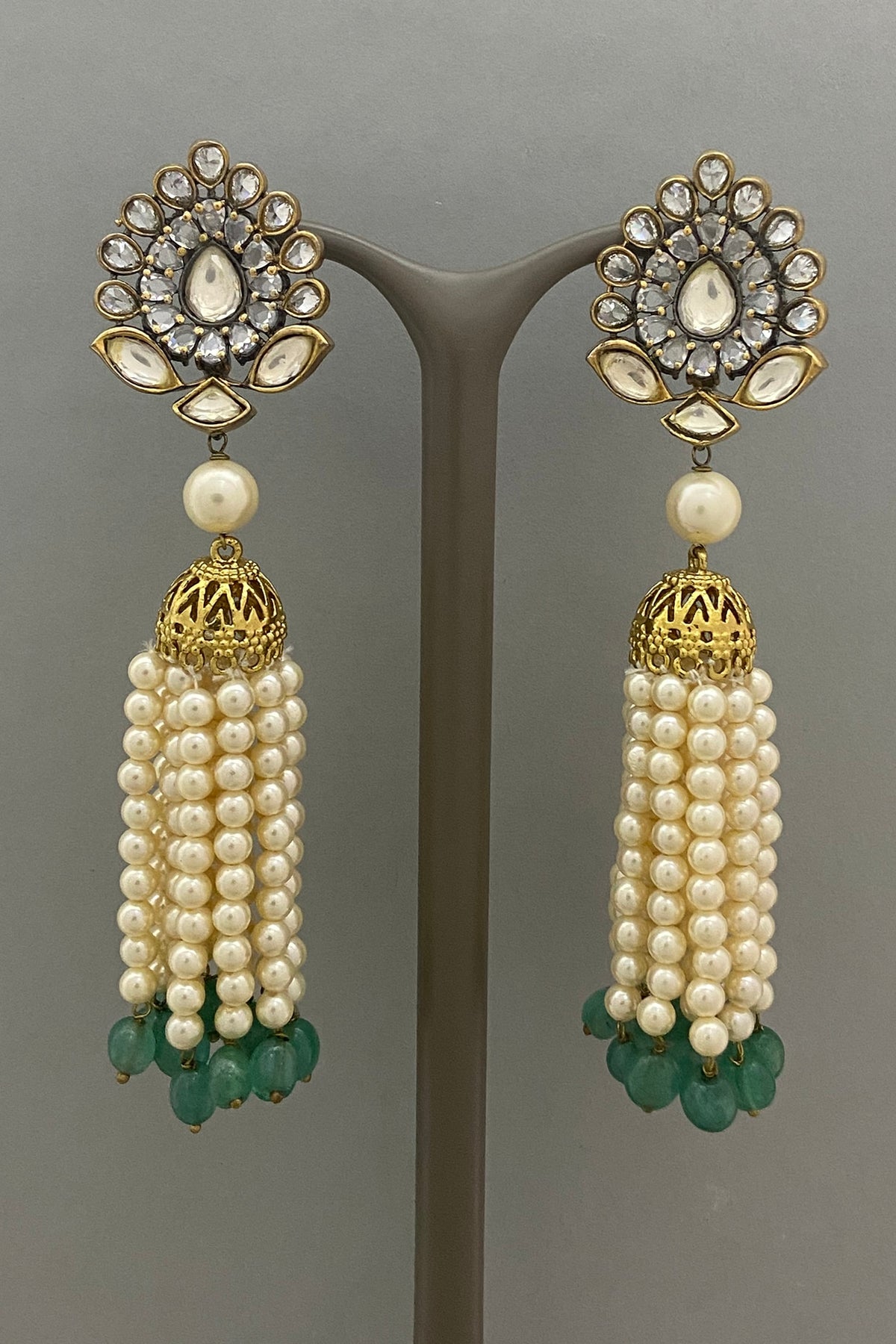 Gold Plated Jhumka Earrings
