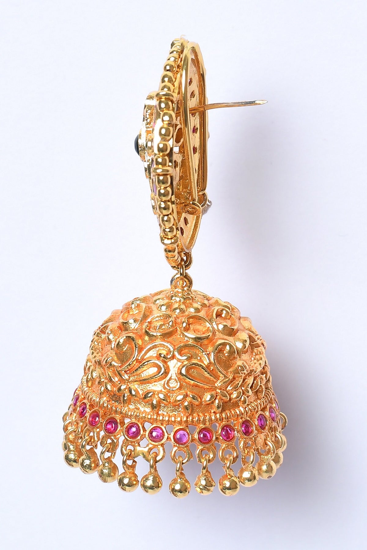 Stone Studded Jhumkis 