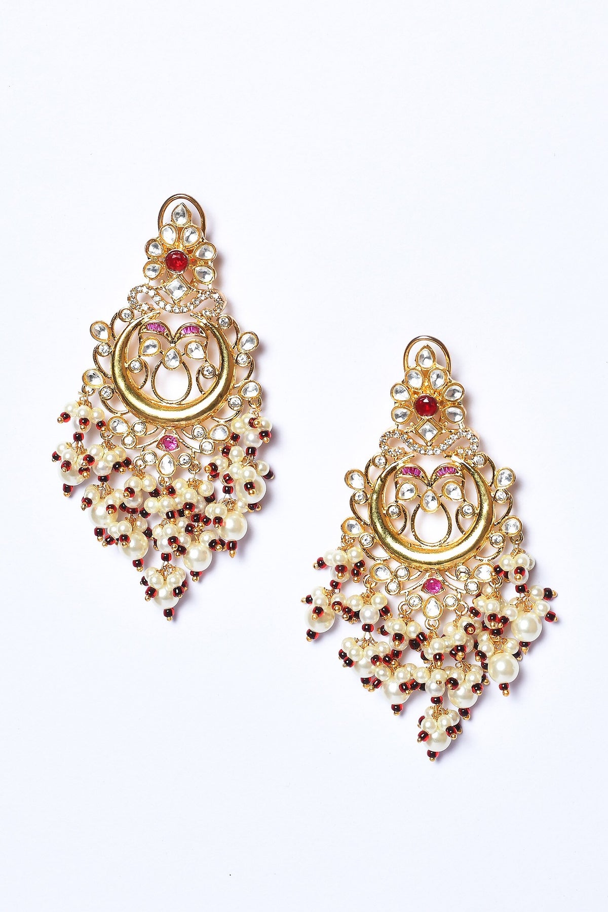 Pearl Drop Dangler Earrings 