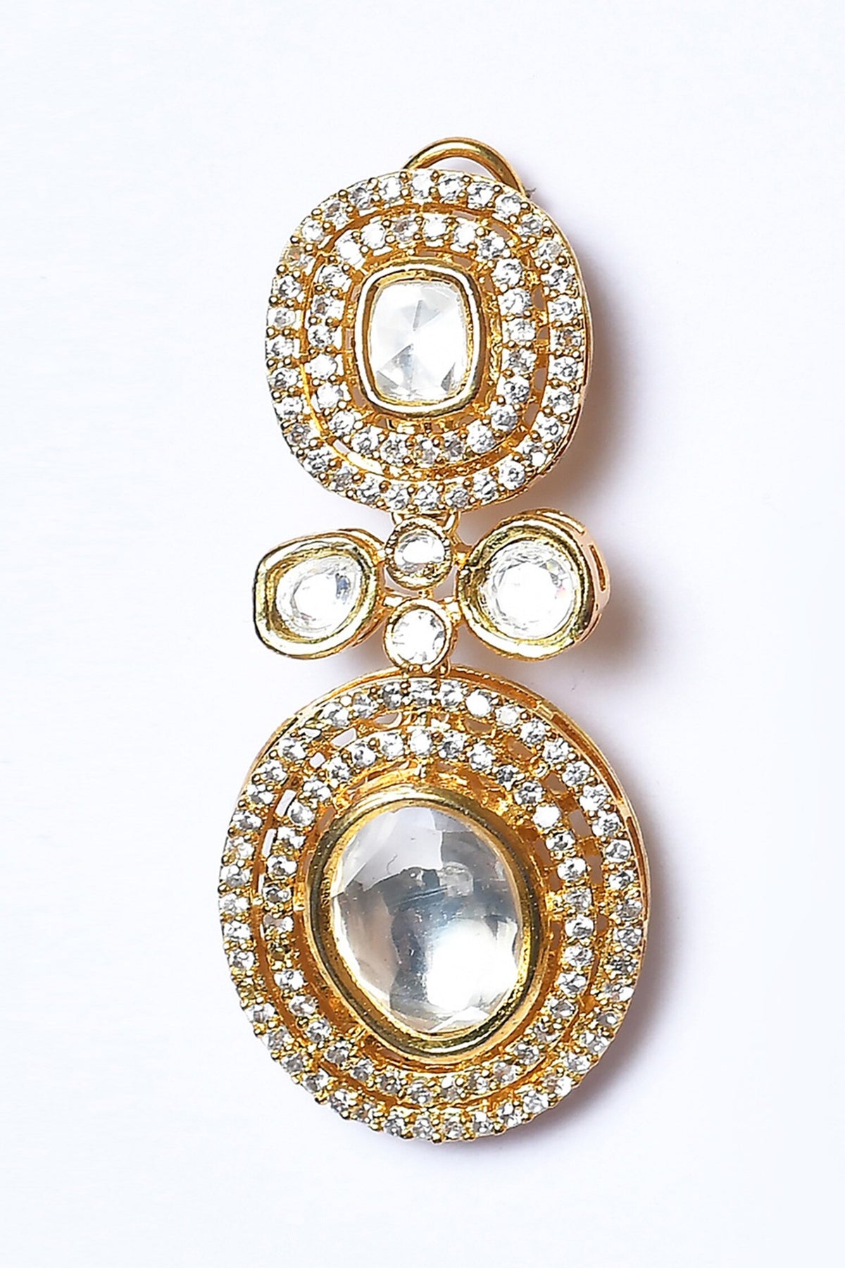 Zirconia Embellished Danglers 