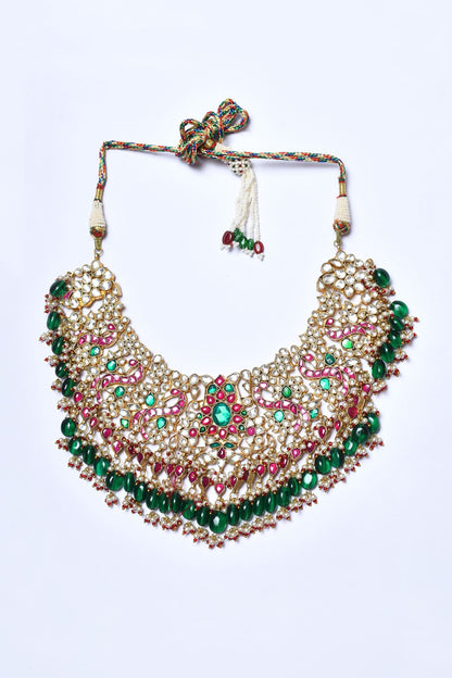 Stone Studded Necklace Set 