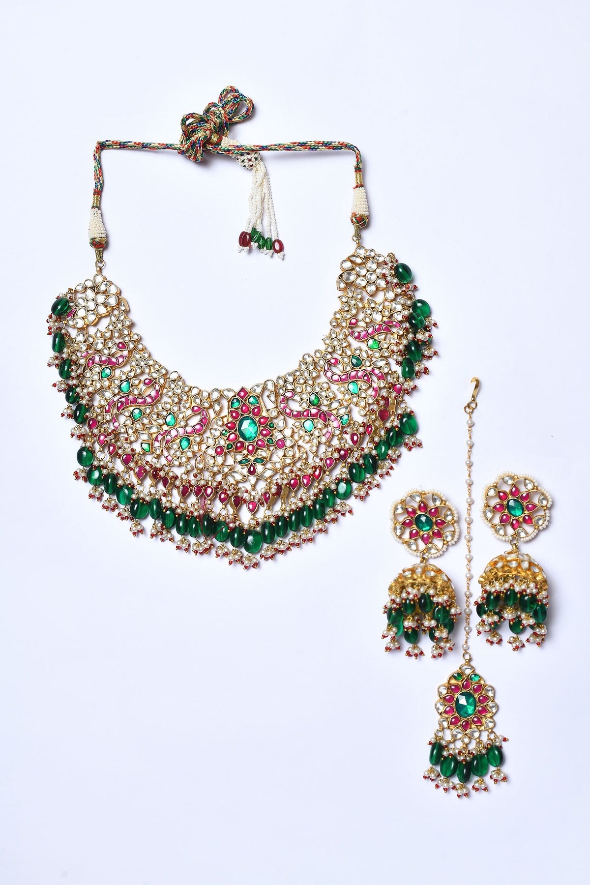 Stone Studded Necklace Set 