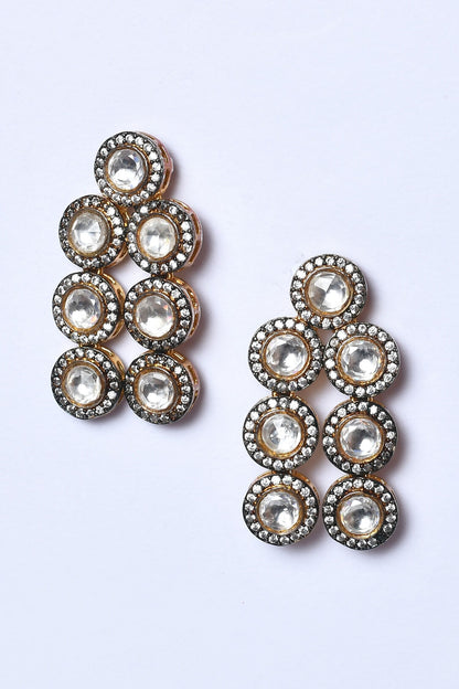 Kundan Embellished Necklace Set 