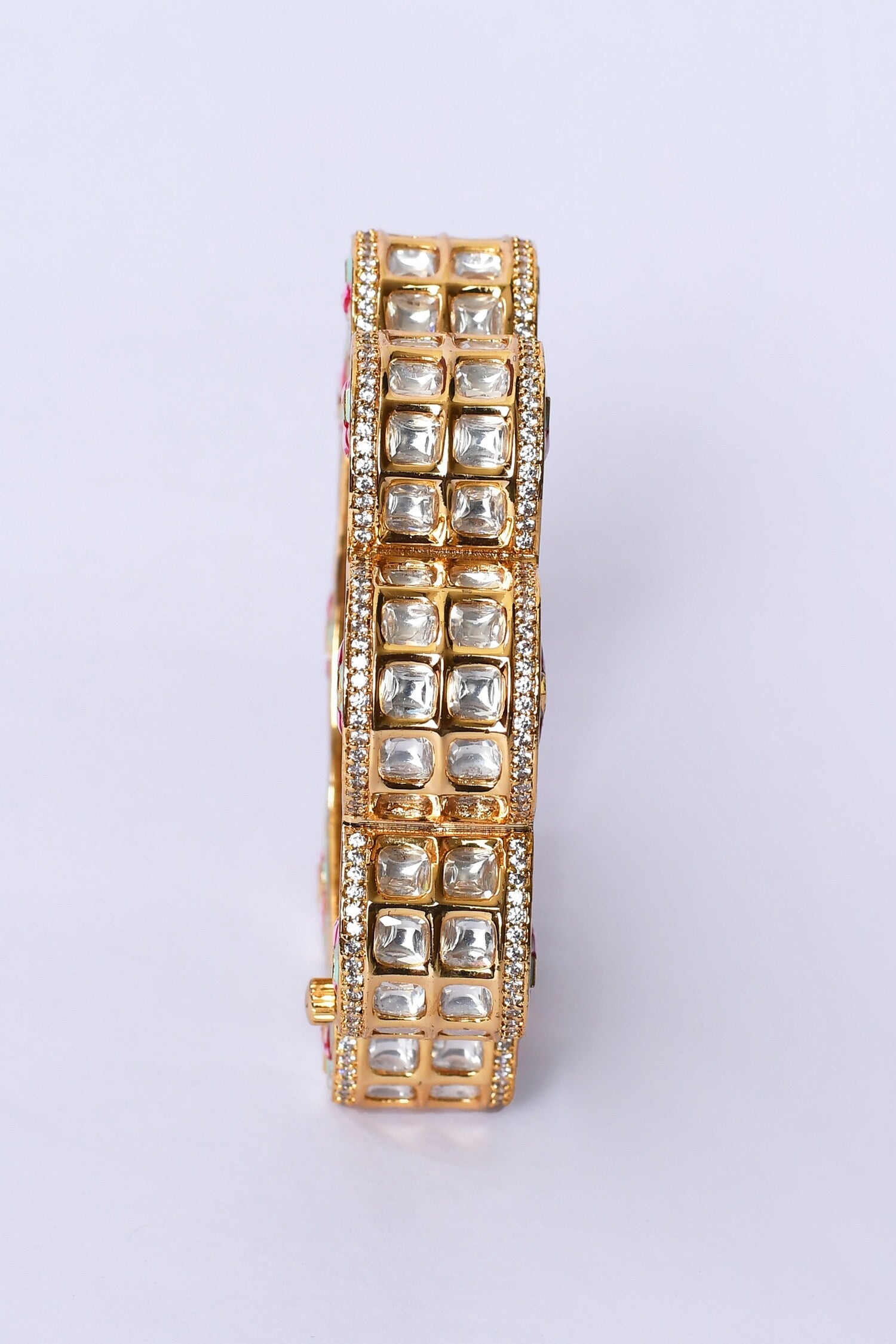 Floral Meenakari Work Kada 