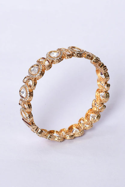 Jadau Kundan & Polki Kada - Set of 2 